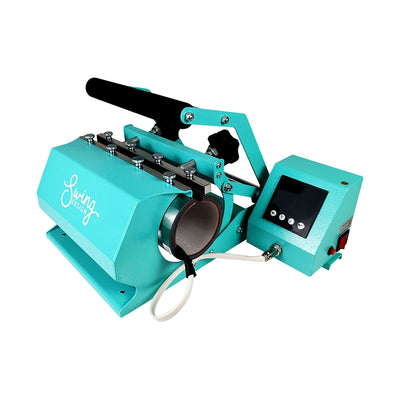 REFURBISHED Swing Design 7-in-1 Tumbler Press 20oz/30oz - Turquoise Heat Press Swing Design 