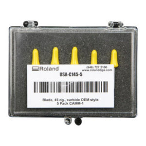 Roland 45°/.25 Offset Blade - All Purpose Eco Printers Roland 5 Pack 
