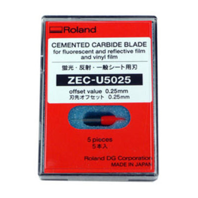 Roland 45°/.25 Offset Premium Blade For Standard Materials - 5 Pack Eco Printers Roland 