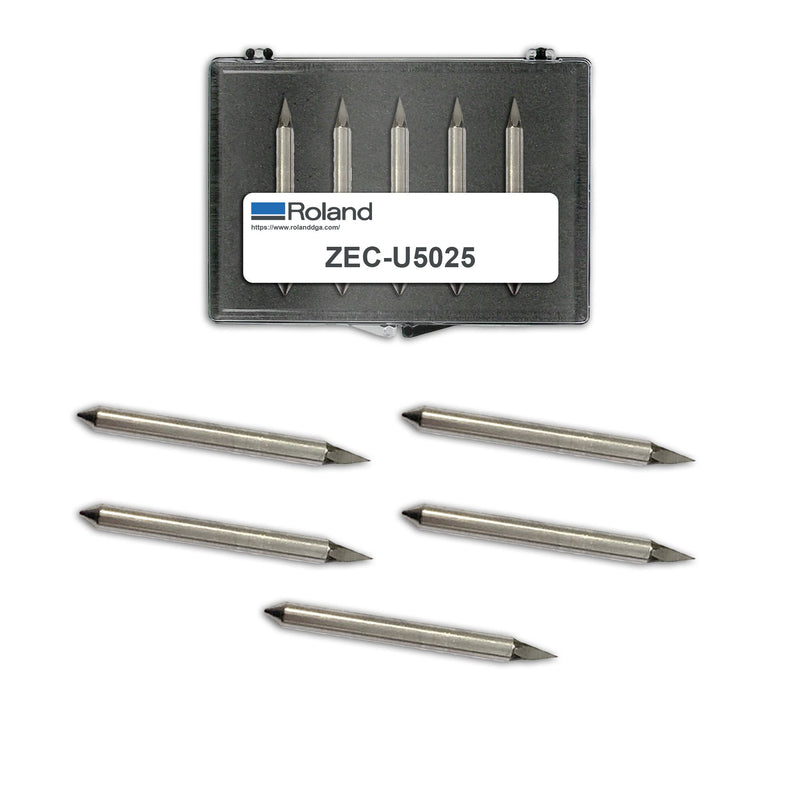 Roland 45°/.25 Offset Premium Blade For Standard Materials - 5 Pack Eco Printers Roland 