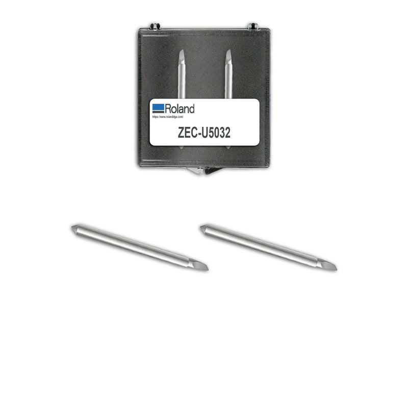 Roland 45°/.25 Offset Premium Blades For Standard Materials - 2 Pack Eco Printers Roland 