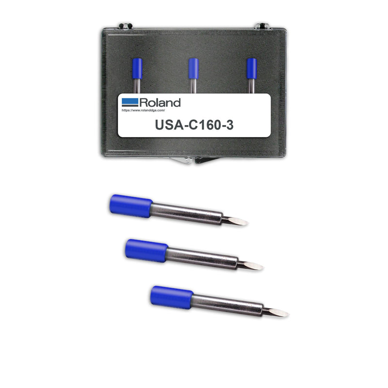 Roland 60°/.10 Offset Blade For Thick Materials Eco Printers Roland 3 Pack 