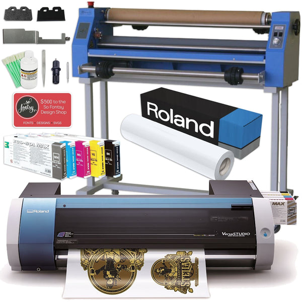 Roland BN-20 with Ink and Laminator Bundle roland, roland bn-20, roland bn2-20a, roland bn2-20, eco solvent printer, roland bundles