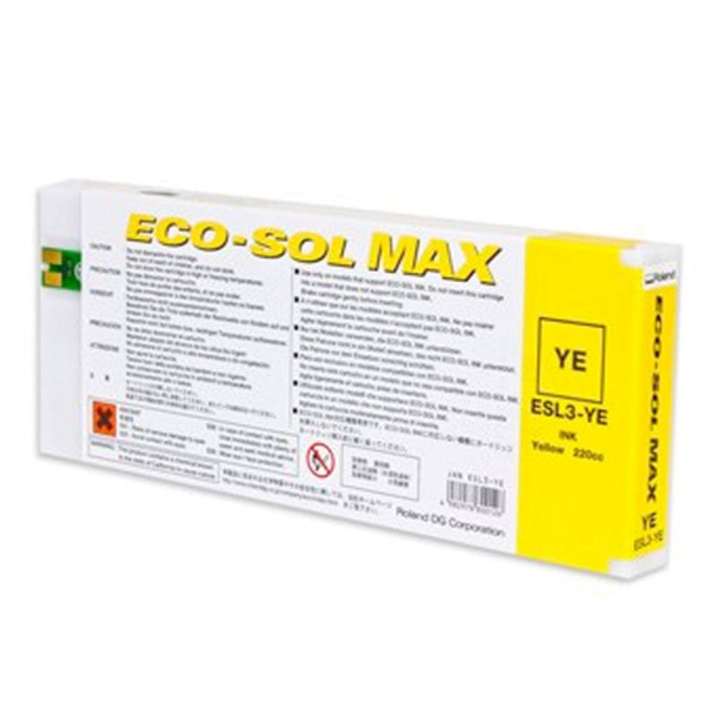 Roland BN-20 Eco-Solvent Ink 220cc - Yellow ESL3-YE Eco Printers Roland 
