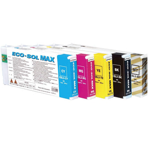 Roland BN-20 Eco-Solvent Ink Set 220cc - Cyan, Magenta, Yellow, Black, Silver Eco Printers Roland 