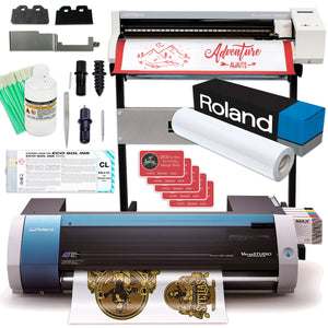 Roland BN-20 Eco-Solvent Printer & Cutter w/ GS2-24 Vinyl Cutter Bundle Eco Printers Roland 
