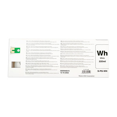 Roland BN-20D DTF Pigment Ink 220 ml - White Eco Printers Roland 