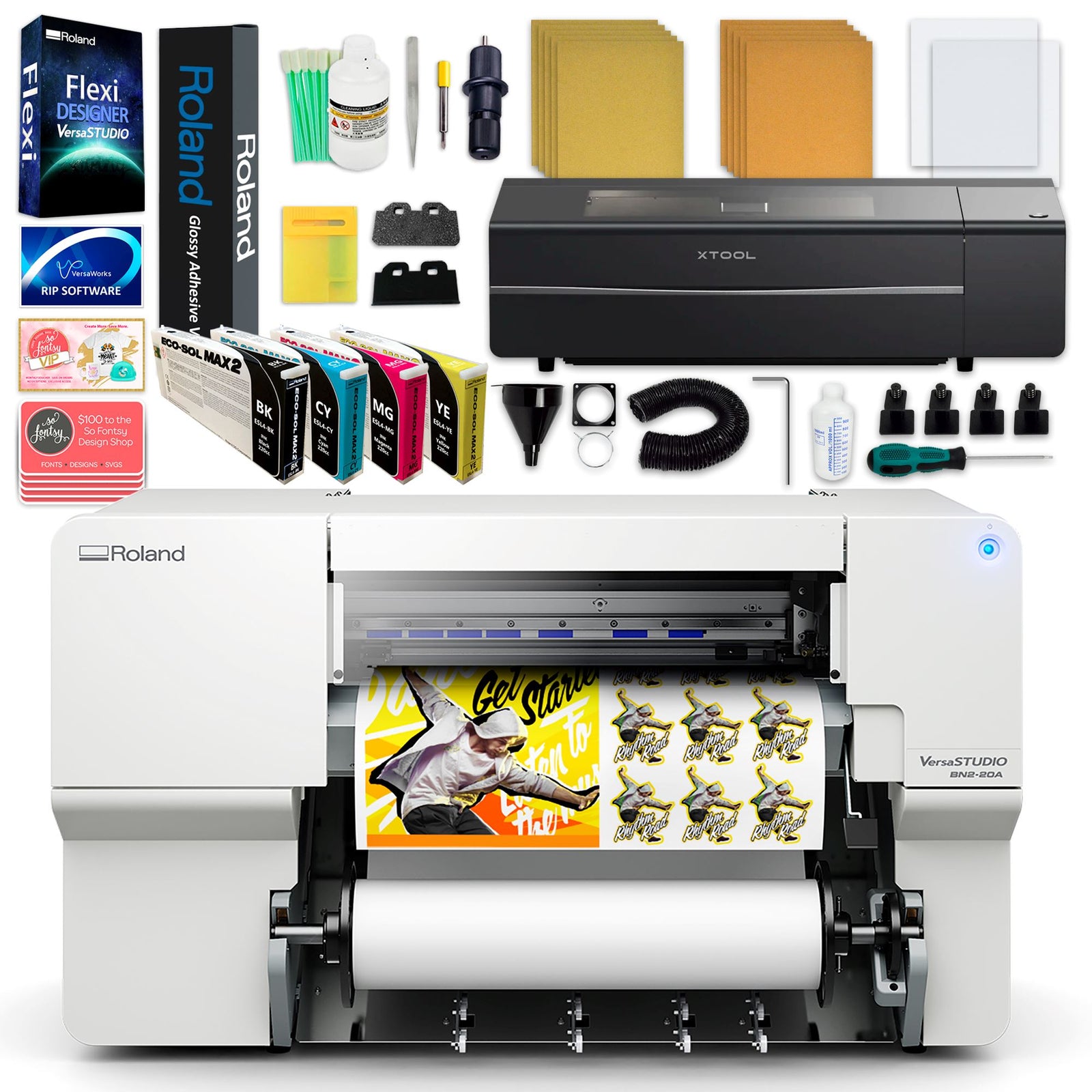 Oldest Roland Printer Roland BN-20 Printer Series: BN2-20A, BN2-20, BN-20A– Swing Design