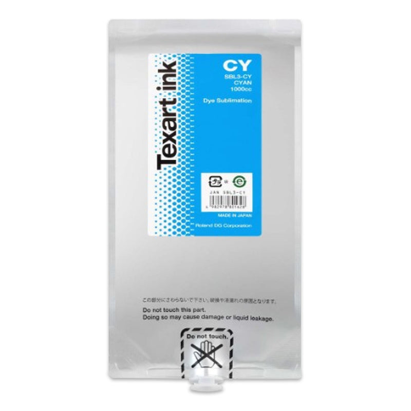 Roland Texart Sublimation Ink 1L - Cyan SBL3-CY Eco Printers Roland 