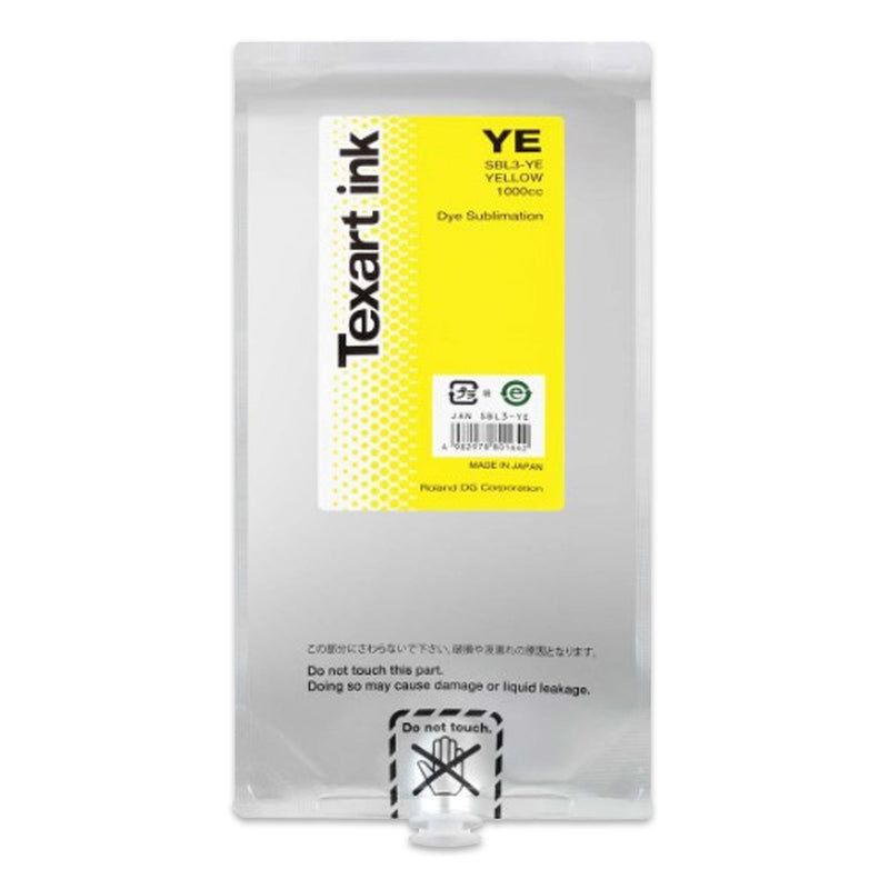 Roland Texart Sublimation Ink 1L - Yellow SBL3-YE Eco Printers Roland 