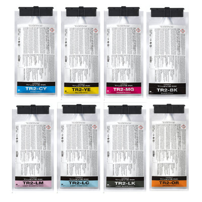 Roland TrueVIS Series TR2 Ink 500ml Bundle - CYMK+ LkLcLmOr Eco Printers Roland 