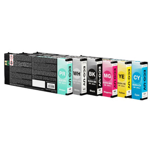 Roland VersaUV EUV4 Ink Bundle 220ml - CYMK + WP Eco Printers Roland 