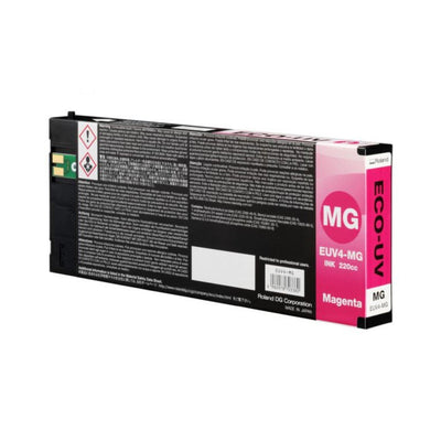 Roland Eco-UV4 Ink 220ml - Magenta EUV4-MG - Swing Design1