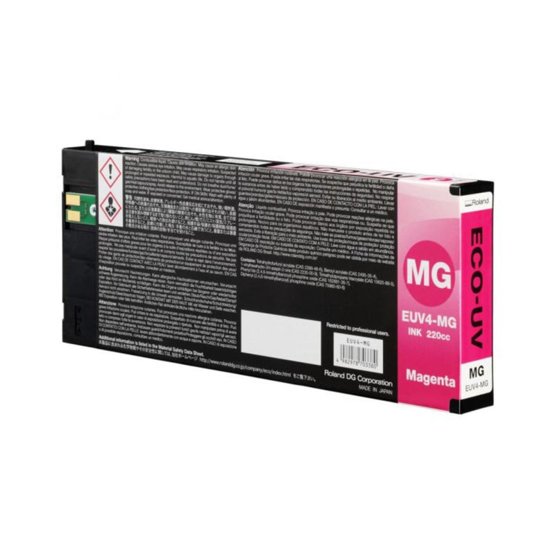 Roland Eco-UV4 Ink 220ml - Magenta EUV4-MG - Swing Design1