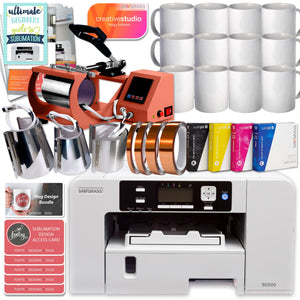 Sawgrass SG500 UHD Sublimation Printer w/ 4-in-1 Mug Press Bundle Sublimation Bundle Sawgrass 
