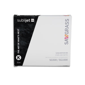 Sawgrass SubliJet-UHD Ink SG500 & SG1000 - Black (K) 31 ML, 2 Rolls of Tape Sublimation Sawgrass 