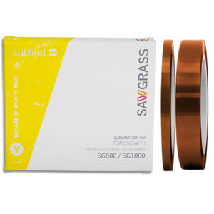 Sawgrass SubliJet-UHD Ink SG500 & SG1000 - Yellow (K) 31 ML, 2 Rolls of Tape Sublimation Sawgrass 