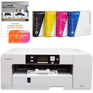 Sawgrass UHD Virtuoso SG1000 Sublimation Printer, Ink, Paper, Blanks Bundle Sublimation Bundle Sawgrass 