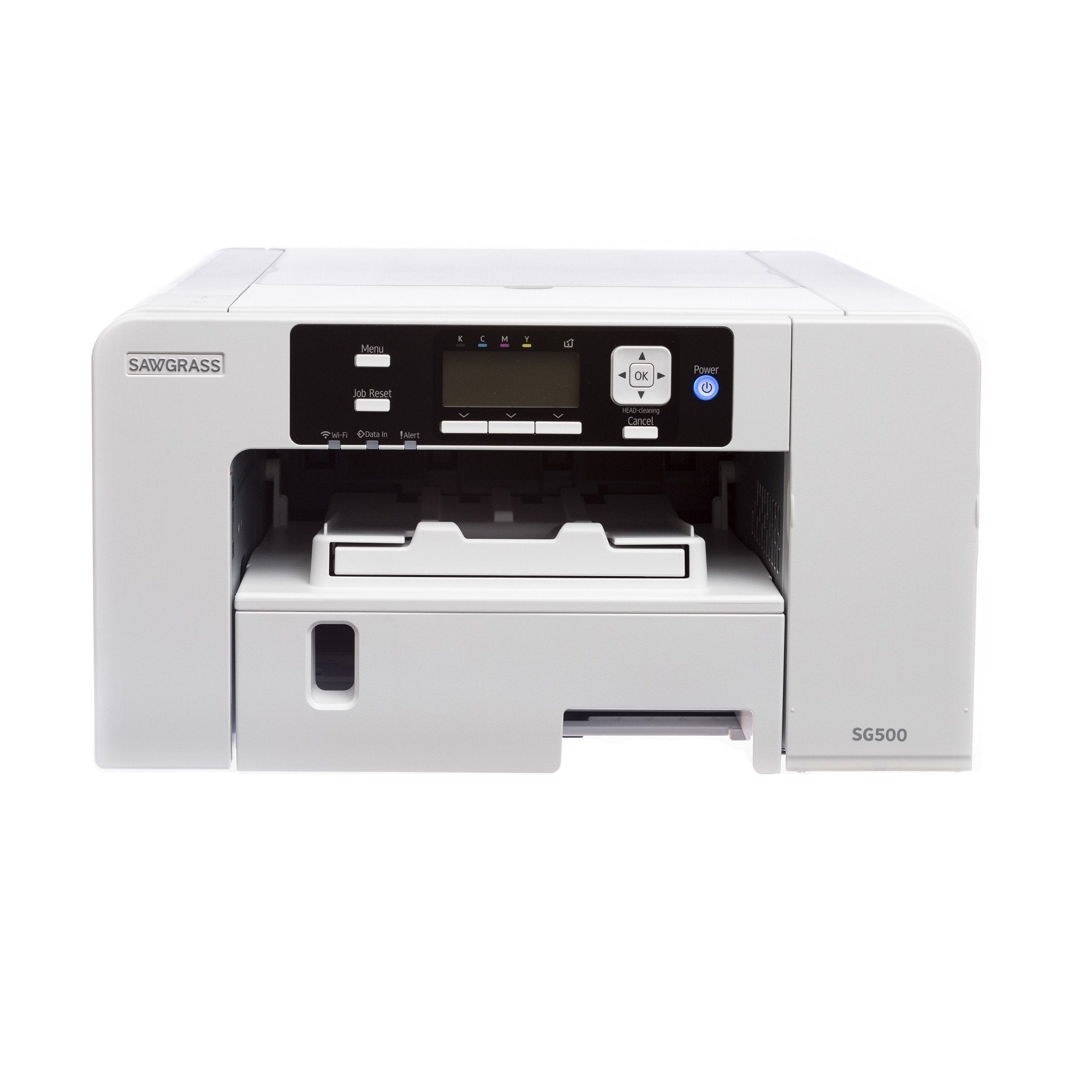 Sawgrass UHD SG500 Sublimation Printer Starter Bundle with EasySubli Ink Set, Sublimation Paper, Tape, Blanks, Designs and Access to Exclusive