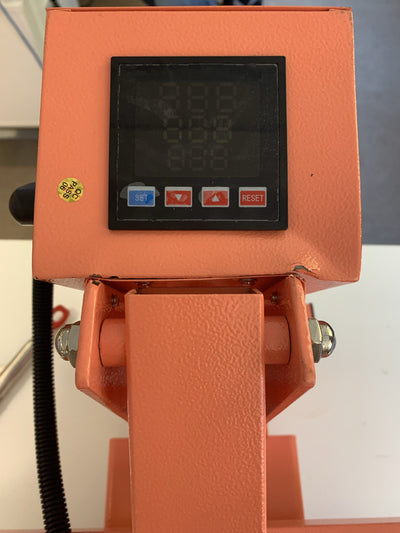 Seconds Swing Design 15" x 15" PRO Slide Out Heat Press - Coral Heat Press Swing Design 