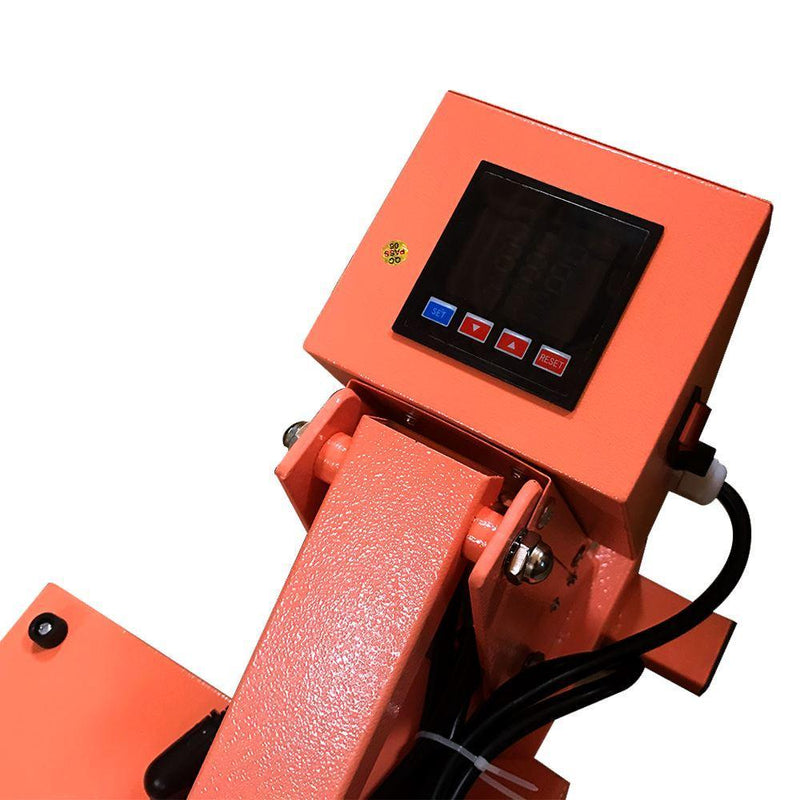 Seconds Swing Design 15" x 15" PRO Slide Out Heat Press - Coral Heat Press Swing Design 