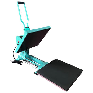 Silhouette Black Cameo 4 w/ 15" x 15" Turquoise Slide Out Heat Press Bundle Silhouette Bundle Silhouette 