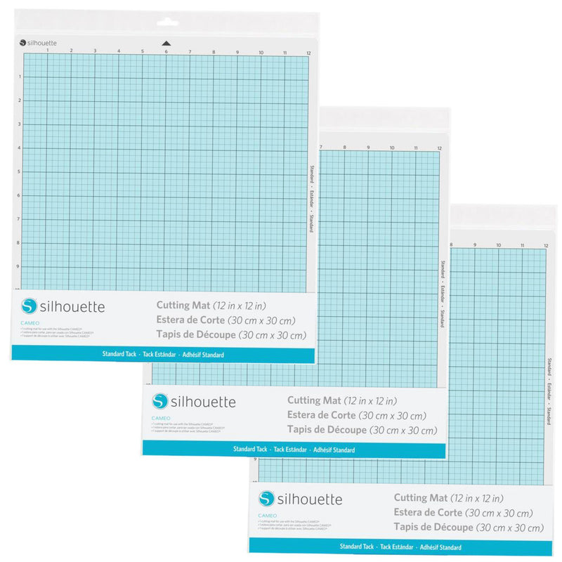 Silhouette Cameo 12" x 12" Standard Cutting Mat - 3 Pack Silhouette Silhouette 