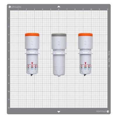 Silhouette Cameo 4 Kraft Blade 3mm Set, Rotary Blade, &amp; Strong Grip Mat Silhouette Silhouette 