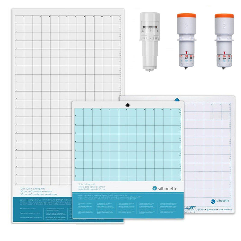 Silhouette Cameo 4 Mat & Blade Pack - Autoblade & Kraft 3mm - Swing Design