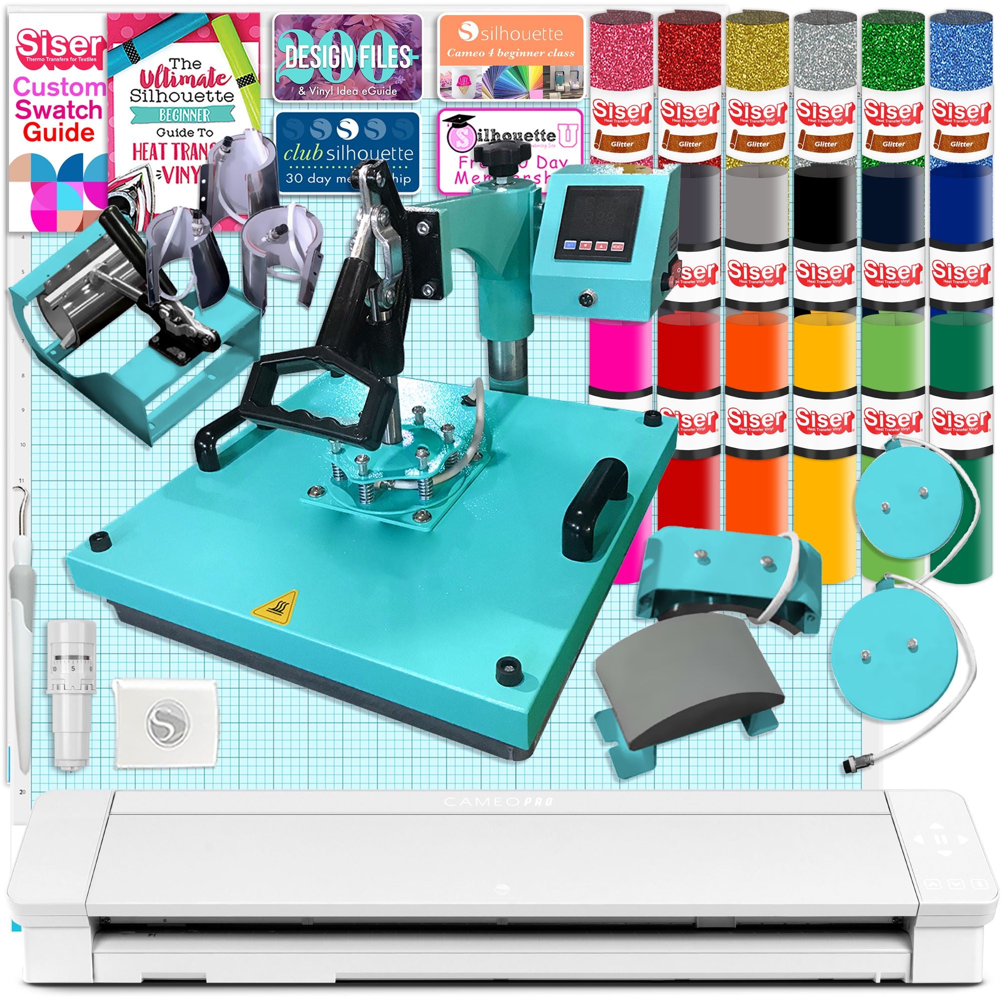 How to Use a Heat Press Machine  Beginner Tutorial for Cricut, Silhouette,  Sublimation and More! 