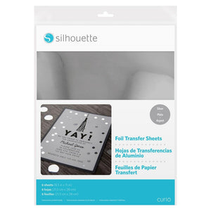 Silhouette Foil Transfer Sheets - Silver - Swing Design