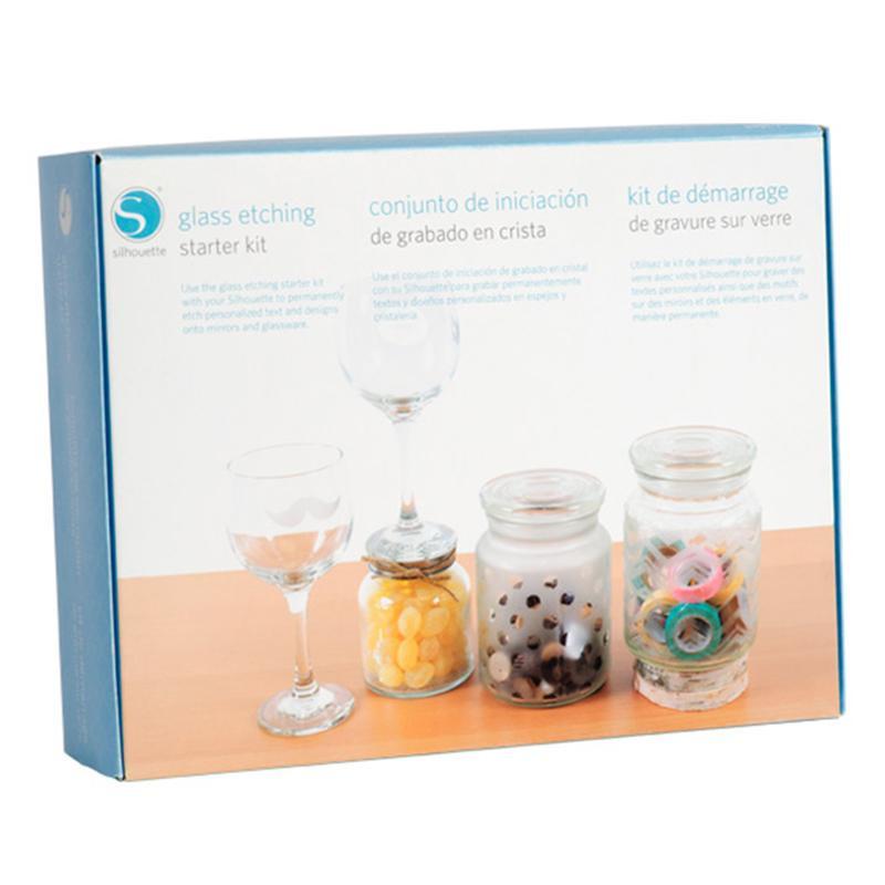 Silhouette Glass Etch Starter Kit - Swing Design