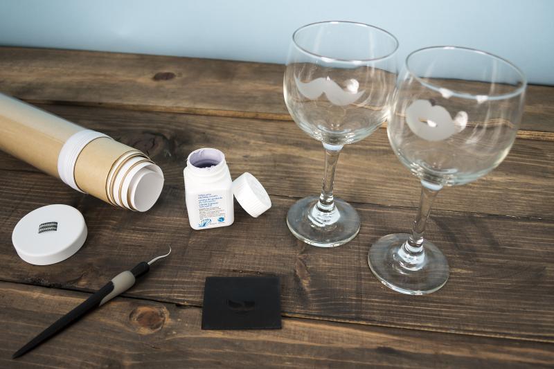 Silhouette Glass Etch Starter Kit - Swing Design