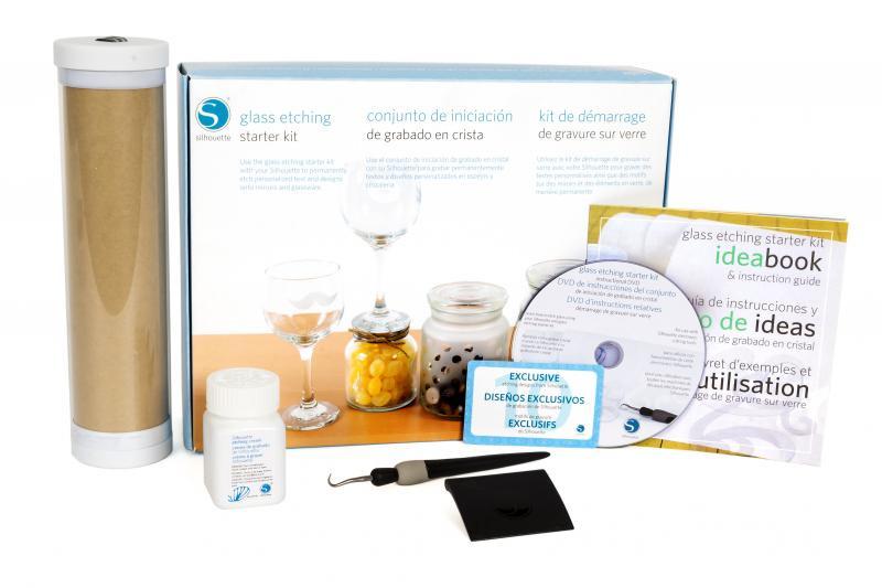 Silhouette Glass Etch Starter Kit - Swing Design