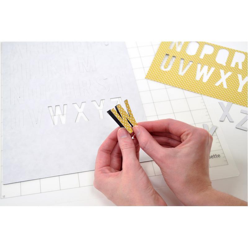 Silhouette Magnet Paper - Adhesive