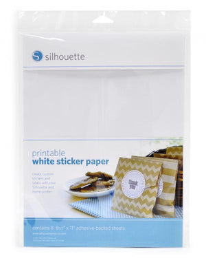 Silhouette Sticker Paper - White - Swing Design