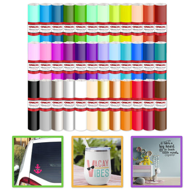 Silhouette White Cameo 4 w/ 38 Oracal Sheets, Siser HTV, Guides, 24 Pens Silhouette Bundle Silhouette 