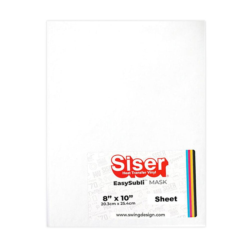 Siser EasySubli Heat Resistant Transfer Sheet 10" x 8" – Sheet - Swing Design