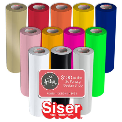 Siser Easyweed Heat Transfer 12 Roll Bundle - 15" x 3 ft Rolls Siser Heat Transfer Siser 
