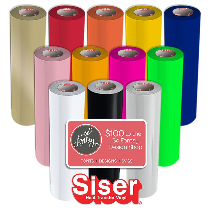Siser Easyweed Heat Transfer 12 Roll Bundle - 15" x 3 ft Rolls Siser Heat Transfer Siser 