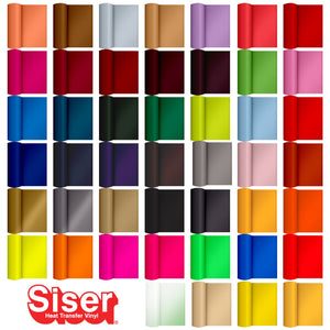 Siser EasyWeed Heat Transfer Material 12 in x 150 ft Roll - 46 Colors Available Siser Heat Transfer Siser 