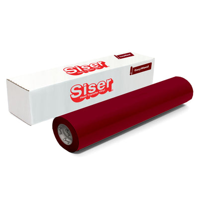 Siser EasyWeed Heat Transfer Material 15 in x 150 ft Roll - 48 Colors Available Siser Heat Transfer Siser Bordeaux Burgandy 