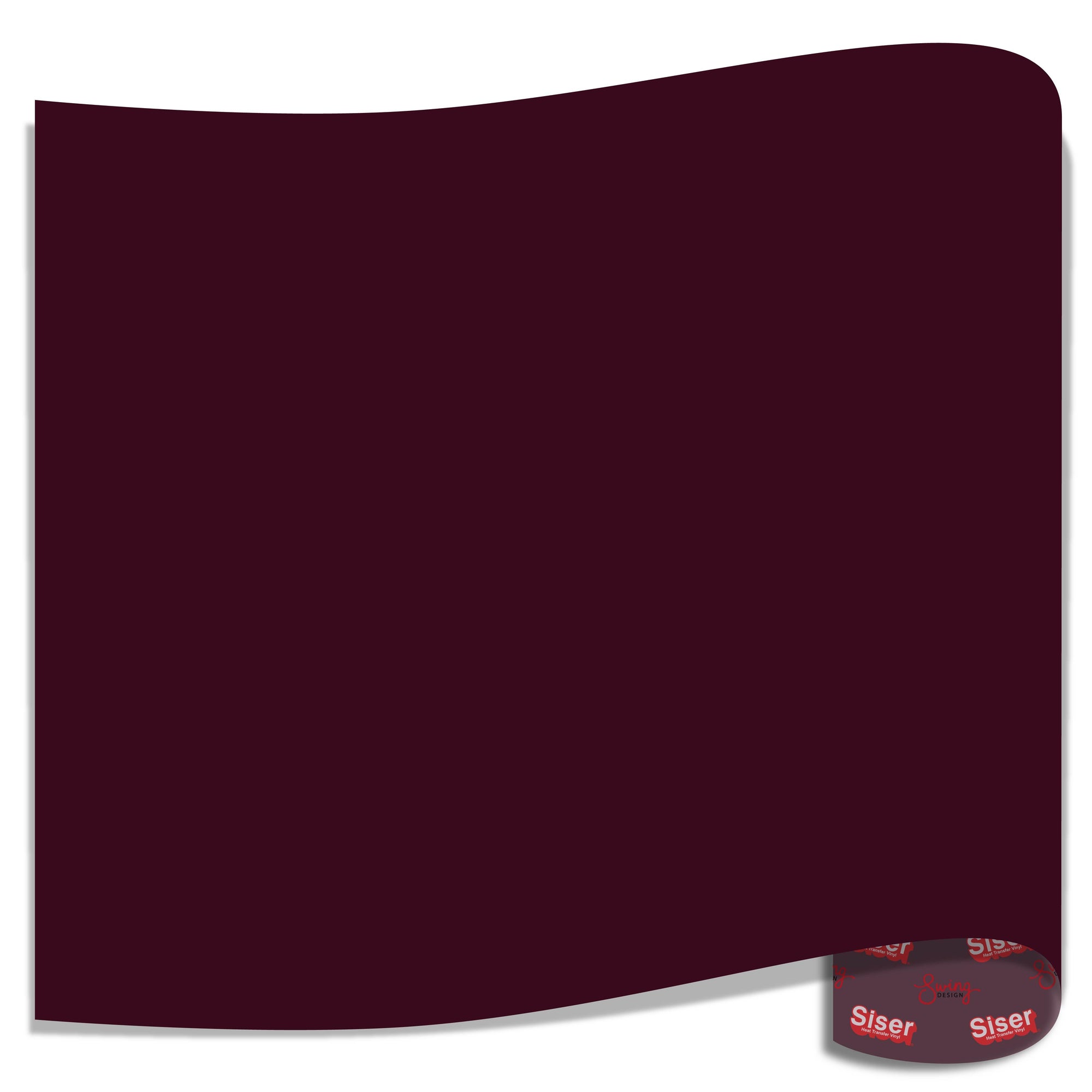 Siser EasyWeed Heat Transfer Vinyl (HTV) - Dark Maroon - Swing Design