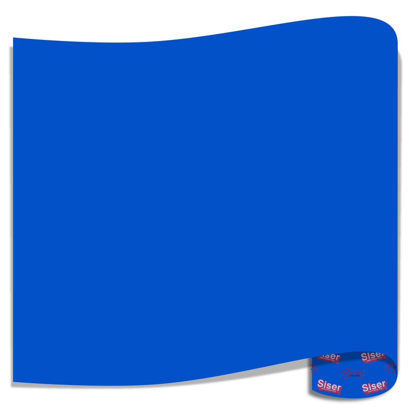 Siser EasyWeed Heat Transfer Vinyl (HTV) - Fluorescent Blue - Swing Design