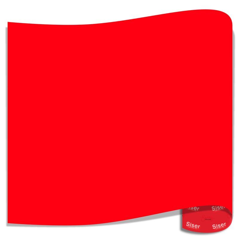Siser EasyWeed Heat Transfer Vinyl (HTV) - Fluorescent Coral - Swing Design