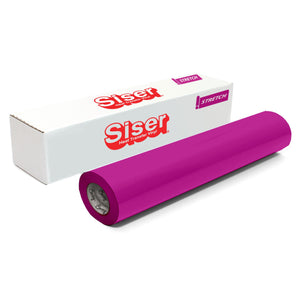 Siser EasyWeed Stretch Heat Transfer Vinyl (HTV) 15" x 150 ft Roll - 20 Colors Available Siser Heat Transfer Siser Purple Berry 