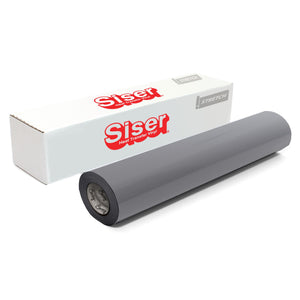 Siser EasyWeed Stretch Heat Transfer Vinyl (HTV) 15" x 150 ft Roll - 20 Colors Available Siser Heat Transfer Siser Silver 