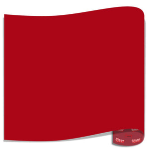 Siser EasyWeed Stretch Heat Transfer Vinyl (HTV) 15" x 12" Sheet - Bright Red - Swing Design