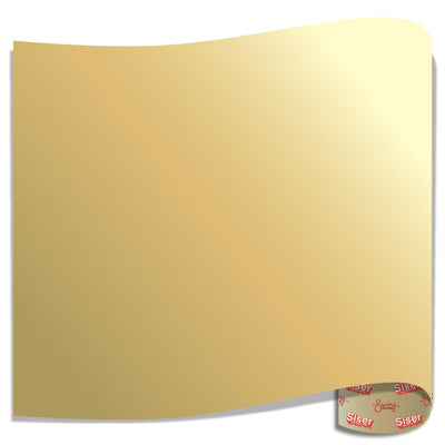 Siser EasyWeed Stretch Heat Transfer Vinyl (HTV) 15" x 12" Sheet - Gold - Swing Design