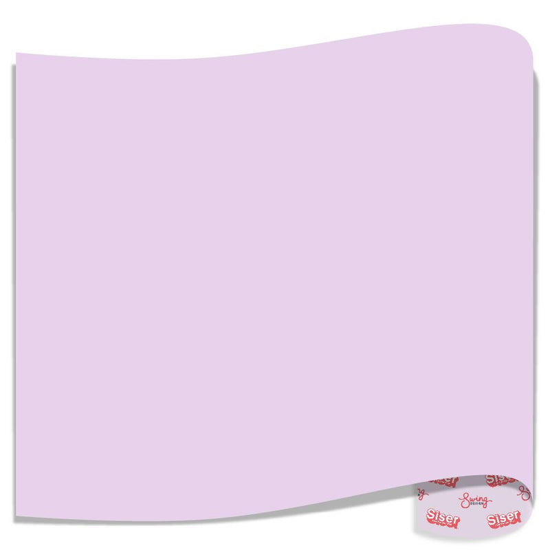 Siser EasyWeed Stretch Heat Transfer Vinyl (HTV) 15" x 12" Sheet - Lilac - Swing Design
